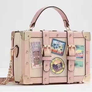 NWT Aldo Crossbody Mini Travel Trunk Bag